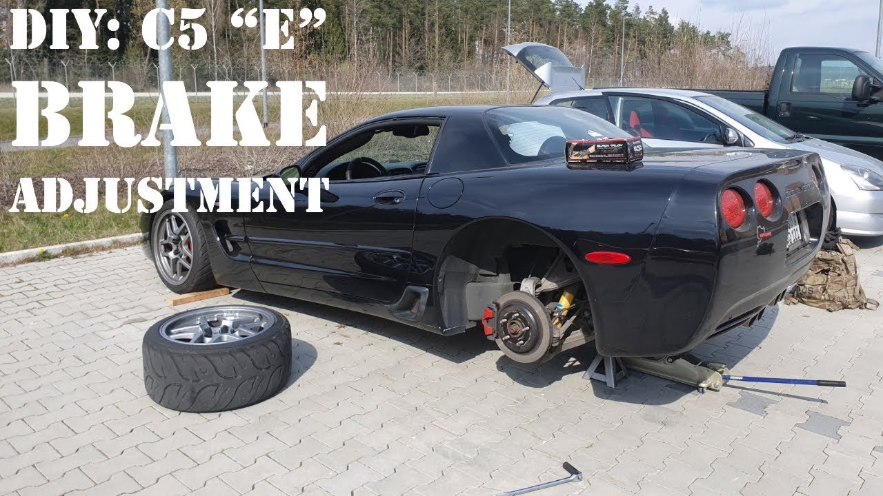 How to adjust E brake on C5/C6 Corvette