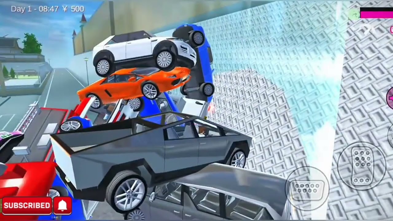 INSANE CAR COLLECTION!! 🚗💥 Collect ALL Cars on Rocket Launcher Ramp 🚀 | Sakura School Simulator
