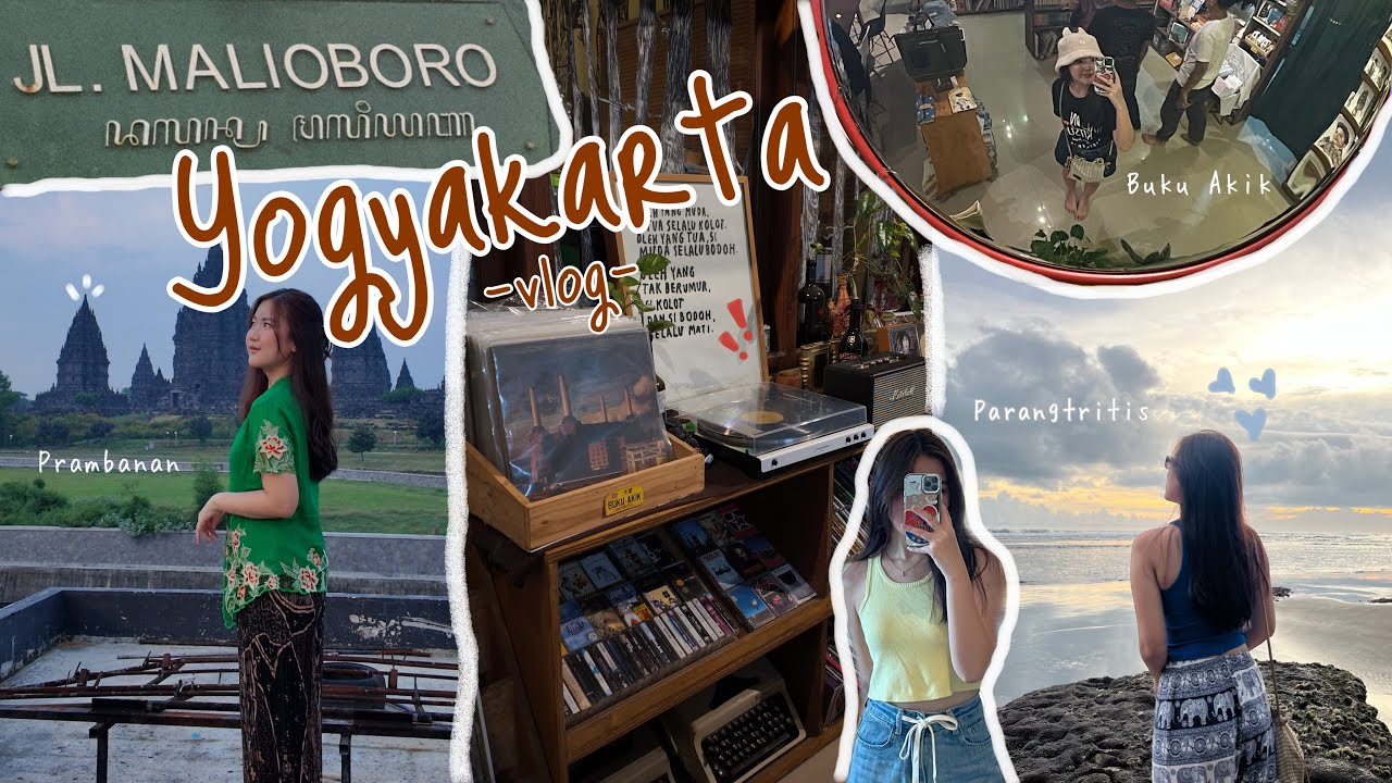 5D4N In Jogja: Malioboro🇮🇩🍃, Buku Akik📚, Ramayana Prambanan🎭, Parangtritis˖🌊🐚