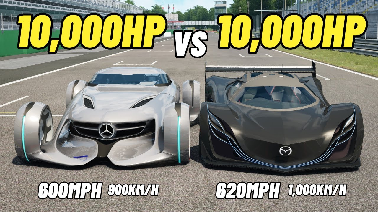 10,000HP Mazda Furia VS 10,000HP Silver Arrow DRAG RACE 2023