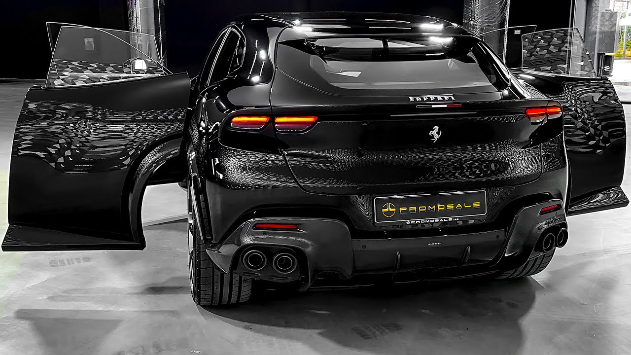 Ferrari Purosangue 2025 года — звук, интерьер и внешние детали