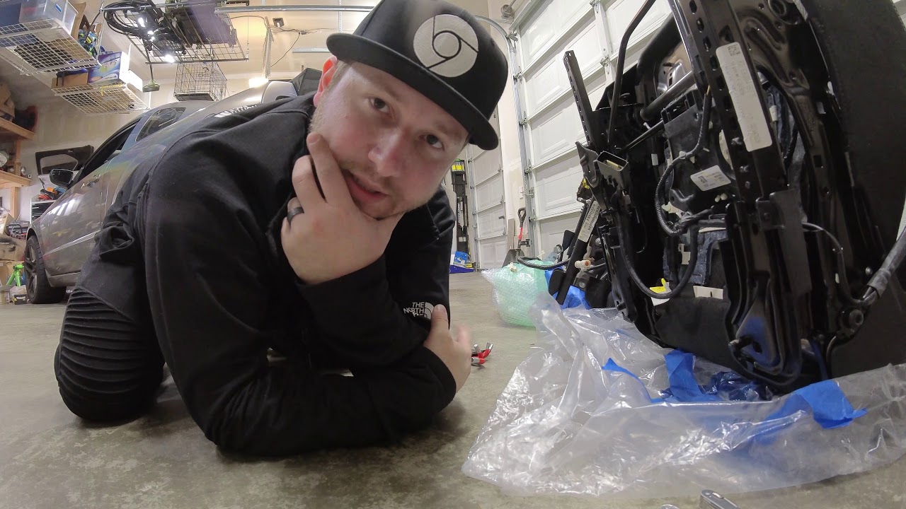 GT350 passenger seat retrofit in S197 Mustang