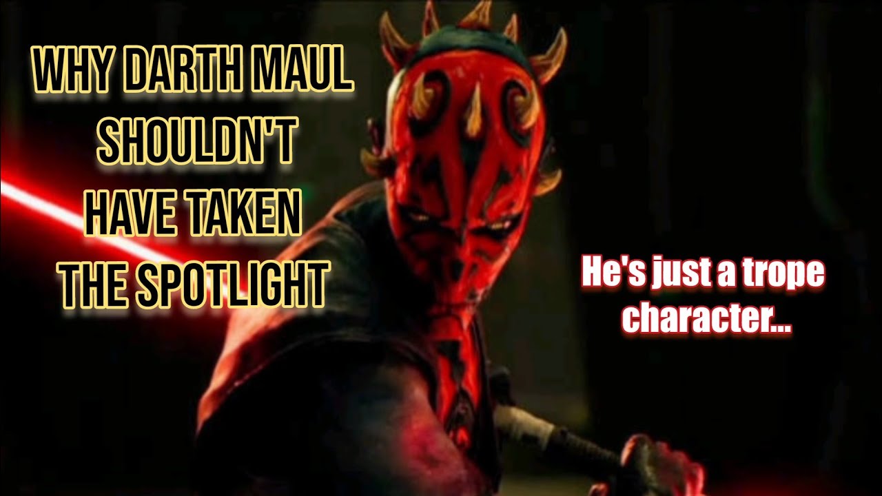 Darth Maul is EXTREMELY OVERRATED | CANON+LEGENDS