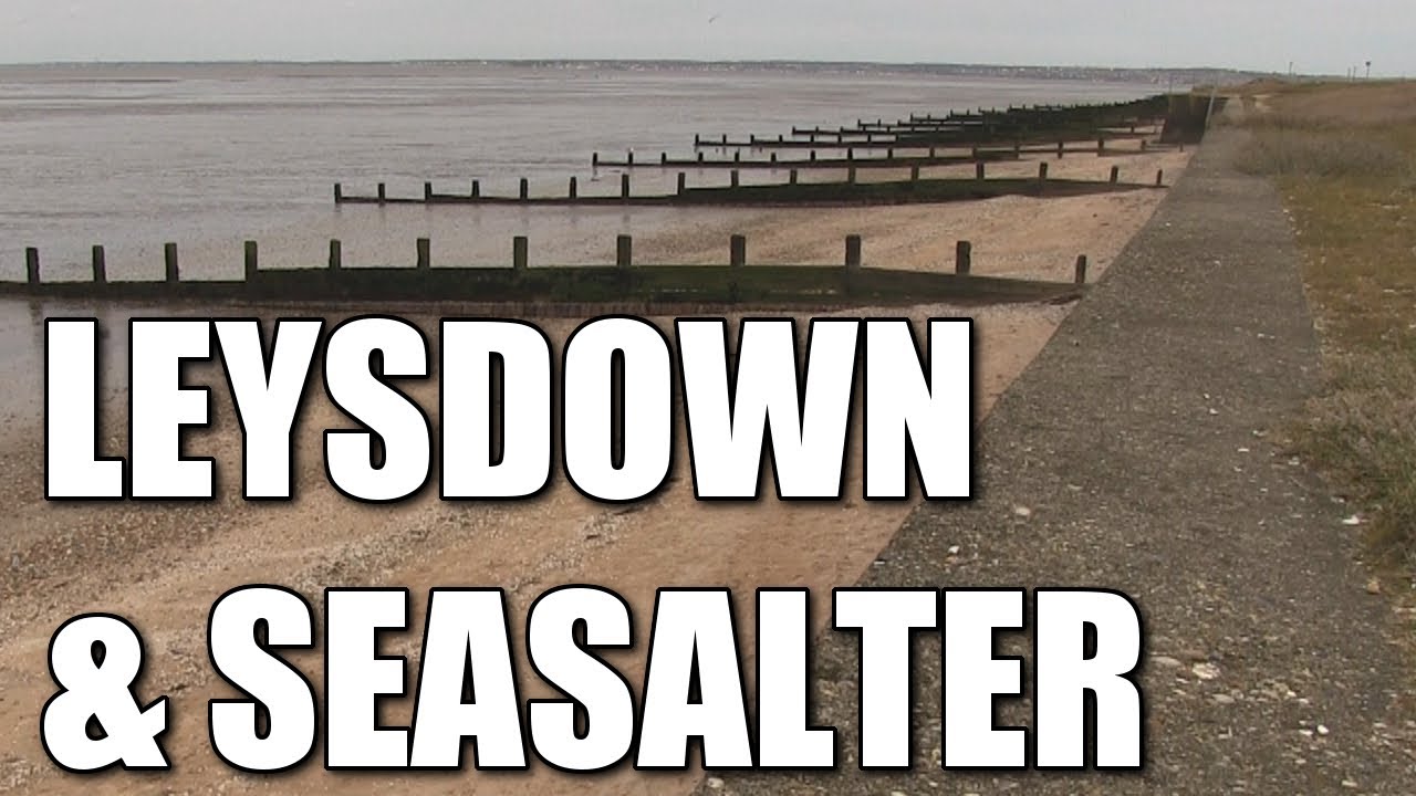 Leysdown-on-Sea & Seasalter - Swale Estuary beach fishing marks, Kent, England, Britain