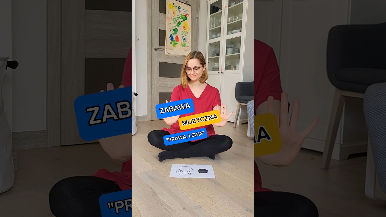 Zabawa rytmiczna PRAWA-LEWA | Zabawy muzyczne dla dzieci | Alunelul