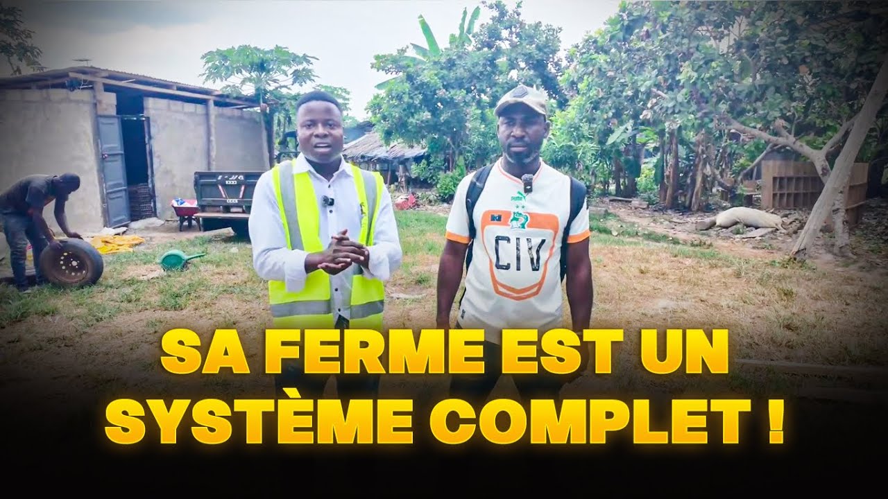 Voici comment il gagne sa vie avec une ferme intégrée 🐓🐖🌱