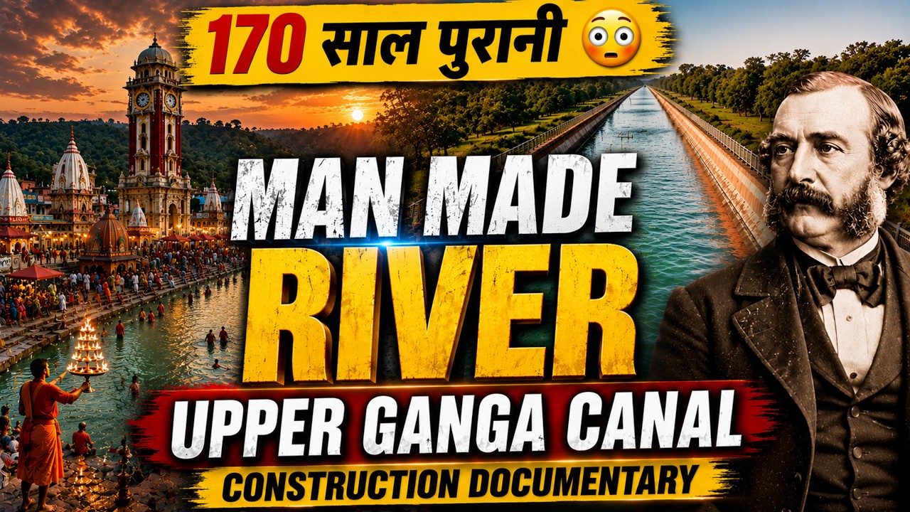 1854 में बनी वो &lsquo;मानव निर्मित नदी&rsquo;&hellip; जो आज भी North India को पानी देती है 😳 | Upper Ganga Canal