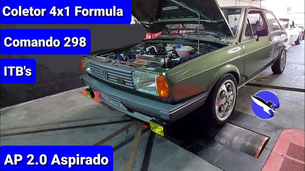 Acerto fino de Aspirado!! ITB, Comando, Coletor 4x1 e Taxa! Voyage 2.0 AP com Pandoo Pro Inject