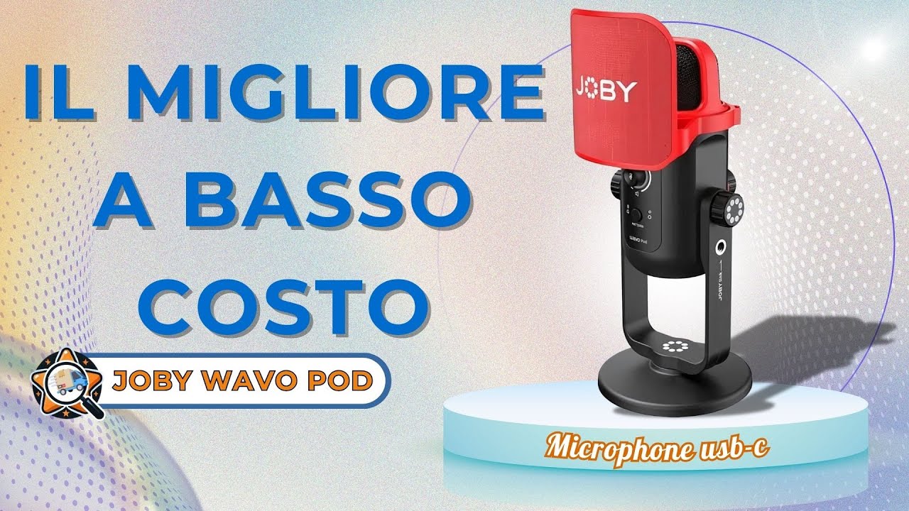 JOBY Wavo POD – Il Miglior Microfono USB per YouTube?