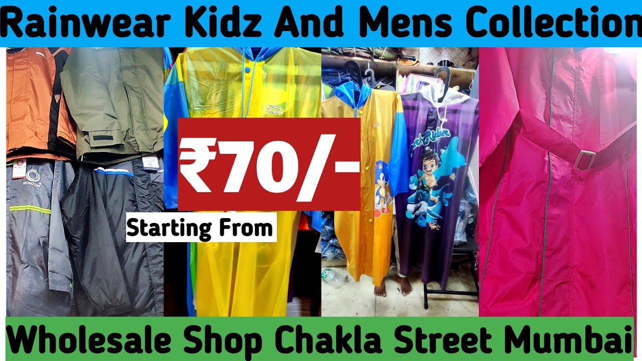 Mansoon Coming Soon | Rainwear Kidz And Men's Wholesale Market | Diamond Creation @atozmarketexplorer