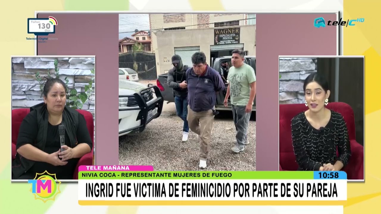 EXIGEN JUSTICIA POR PRIMER FEMINICIDIO EN COCHABAMBALA REPRESENTANTE DE MUJERES DE FUEGO.