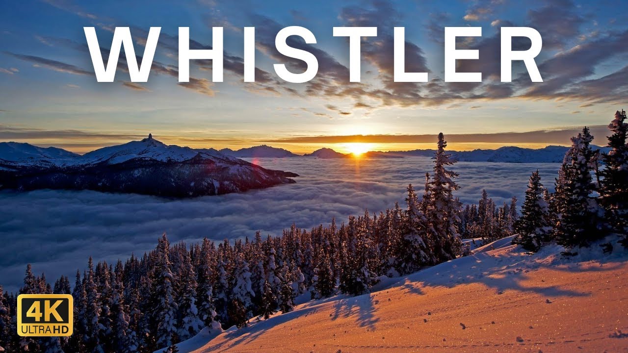 Whistler, Canada 🇨🇦 in 4K ULTRA HD | Mountain Resort & Nature | Drone Footage