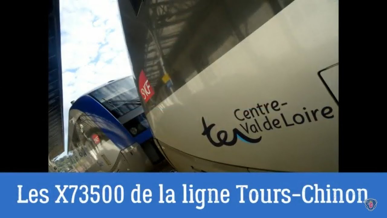 Les X73500 de la ligne Tours-Chinon