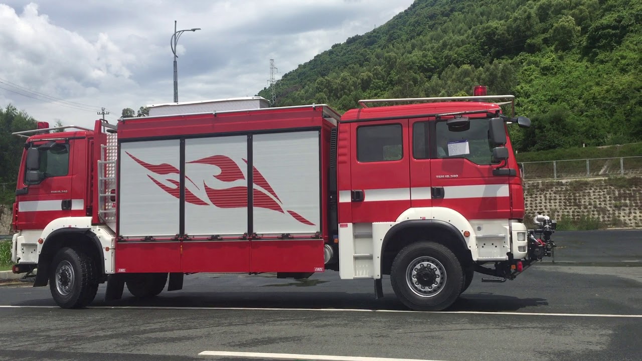 EMPL Double head Fire fighting truck imported by Hong Tien TSE Co.,Ltd