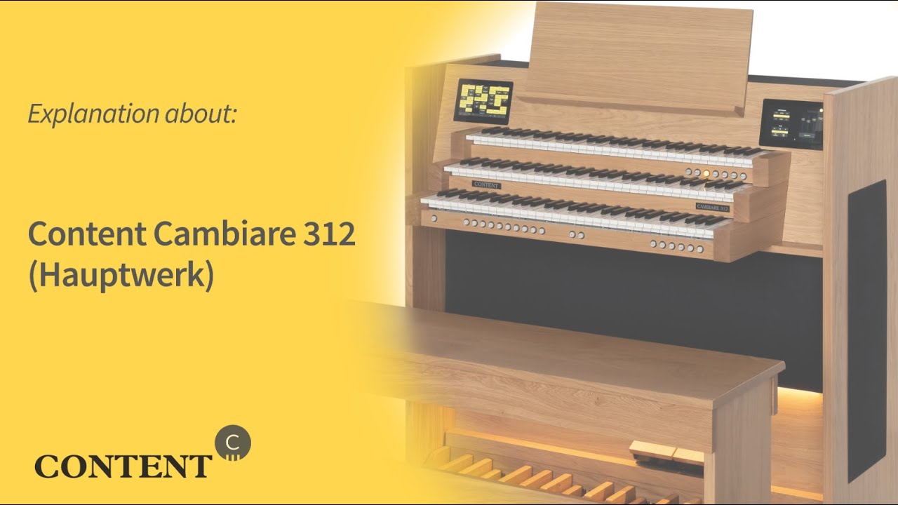 Content Studio | Explanation about the Cambiare 312