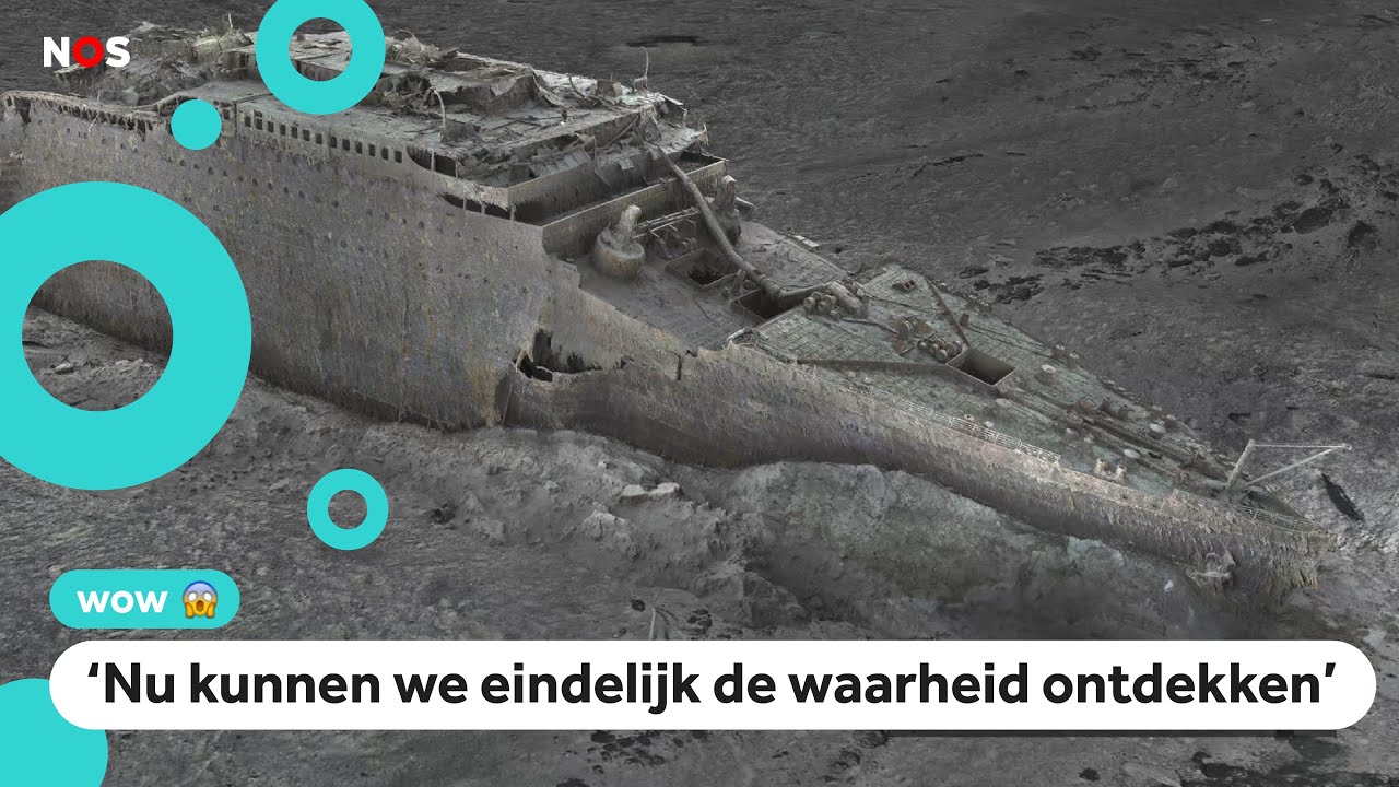 Zo zag je de Titanic nog nooit: unieke 3D-beelden