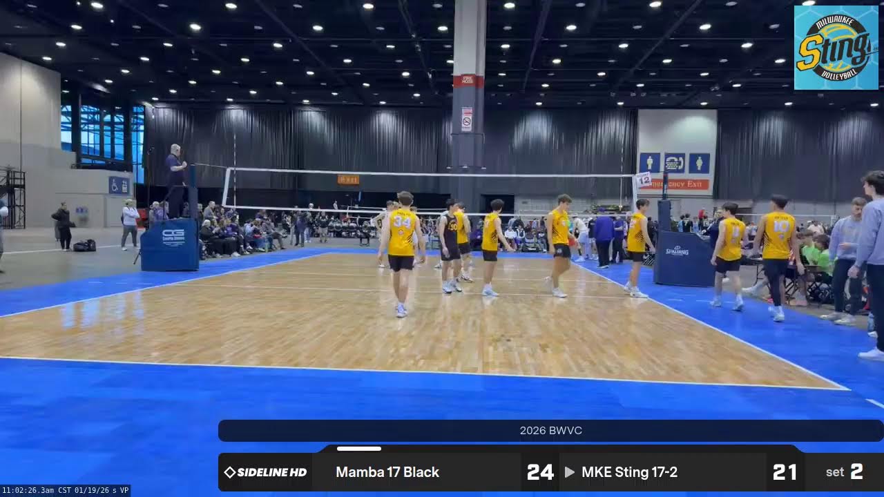 MKE Sting 17-2 vs. Mamba 17 Black (2026.01.19)