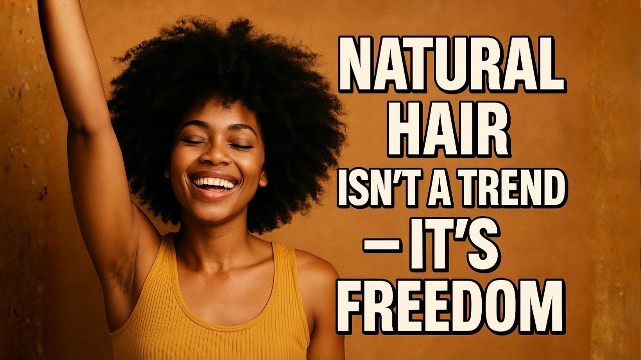 Natural Hair Isn’t a Trend — It’s Freedom