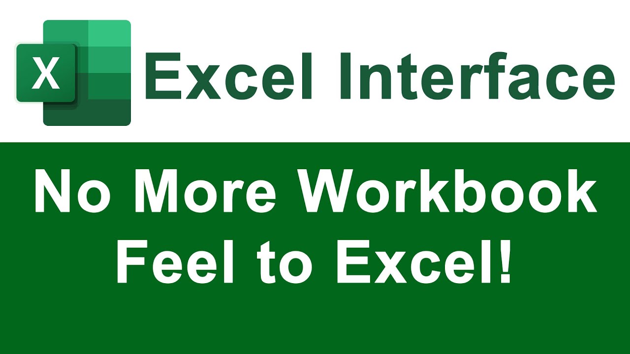 Professional Custom Excel Interface & Navigation (No More Workbook Feel to Excel)