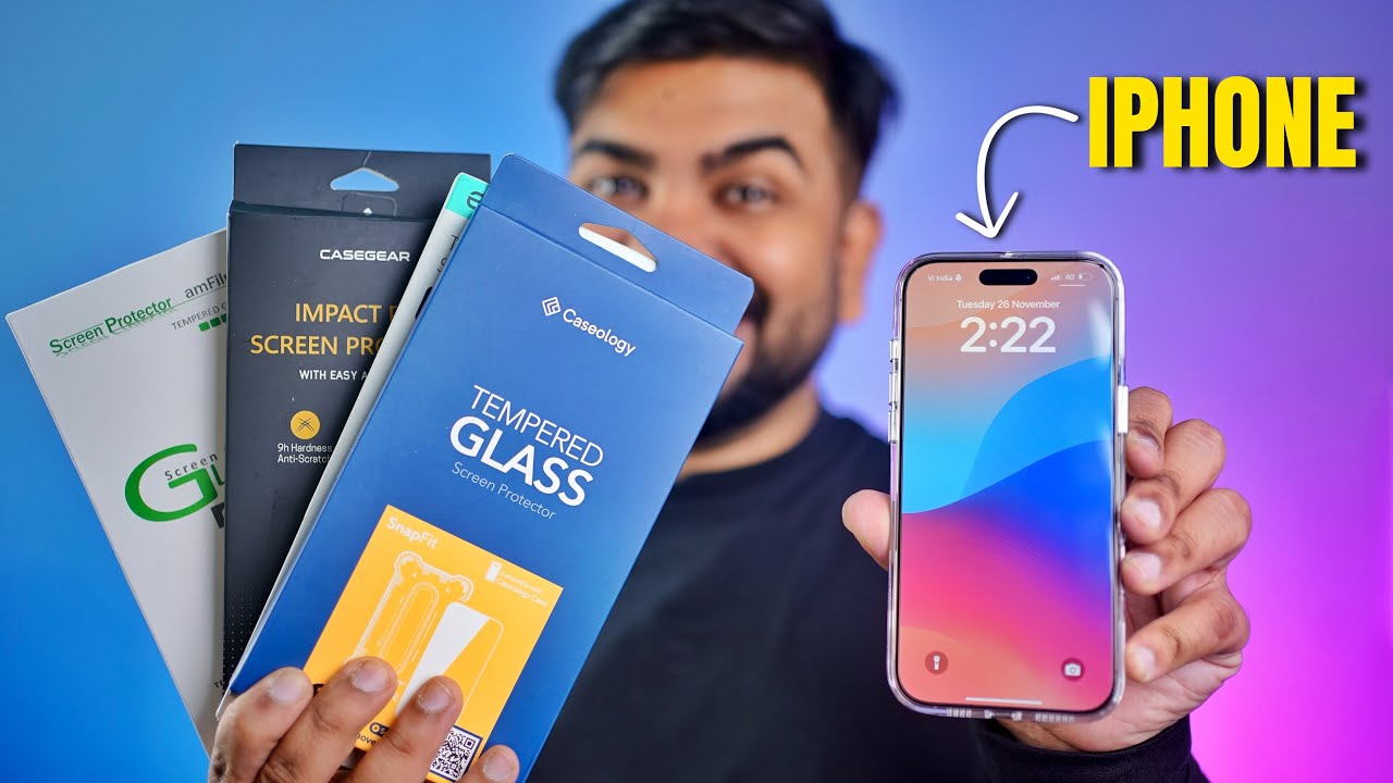 Best iPhone Screen Protector | Spigen vs ESR vs CASEGEAR vs amFilm | Best Tempered Glass for iPhone