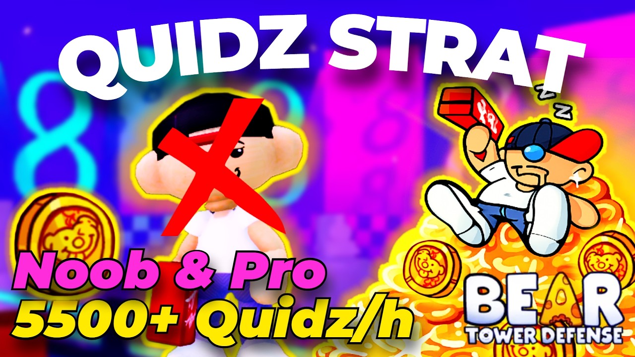 The BEST Method to GRIND Quidz in BEAR TD!