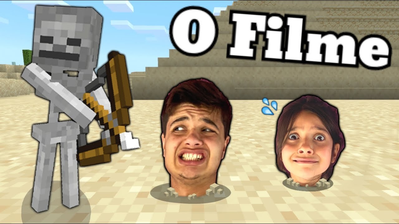 IRMÃOS PERDIDOS NO DESERTO DO MINECRAFT - O FILME!!