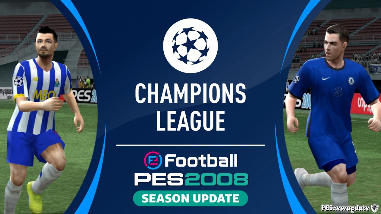 PES 2008 PS2 UEFA Champions League 2020/2021 | FC Porto vs Chelsea