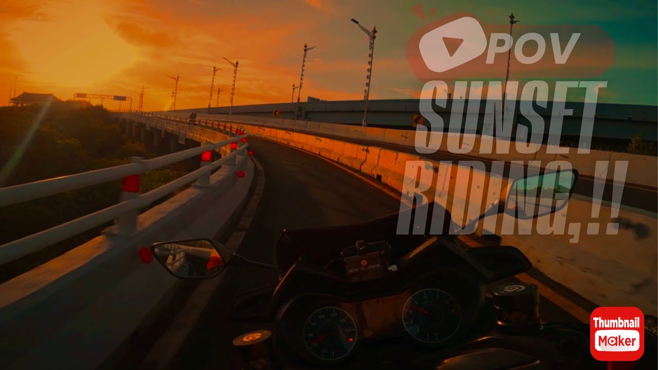 POV XMAX | SUNSET RIDING DI ATAS LAUT‼️👆🏻🫨