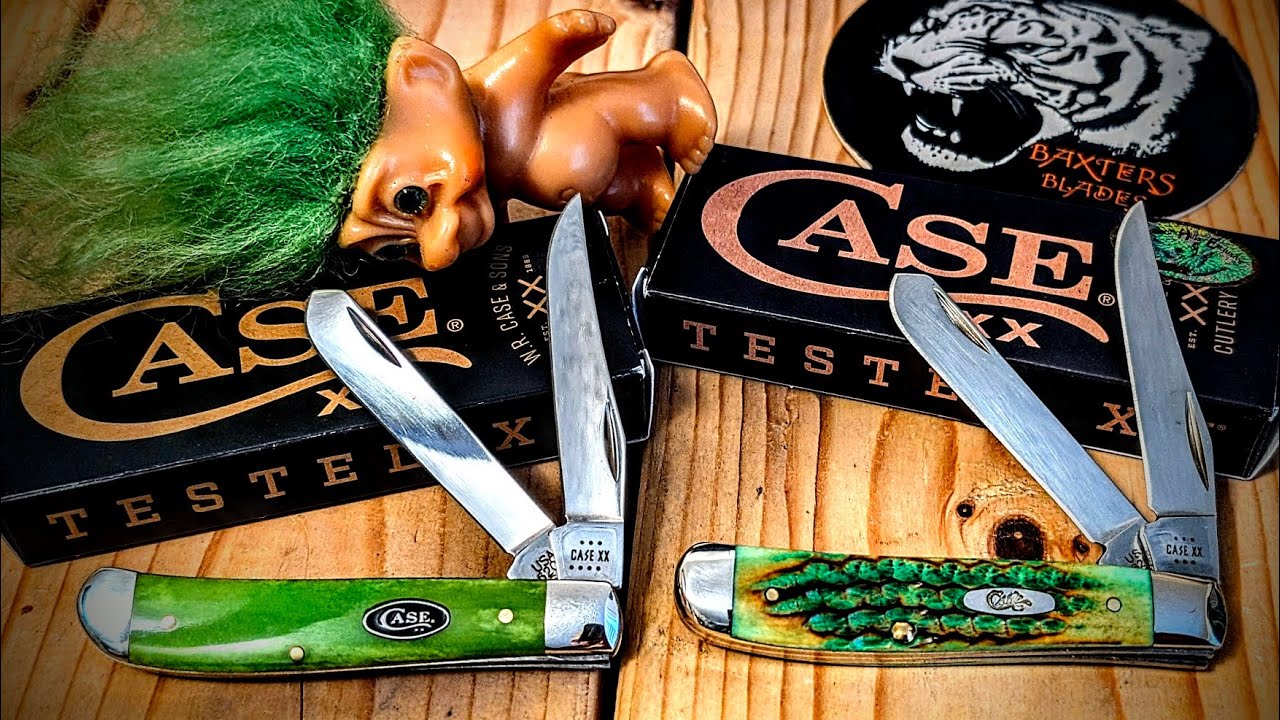 2 Case Mini Trapper Unboxing from @OneWhoWaits Green Dream!!