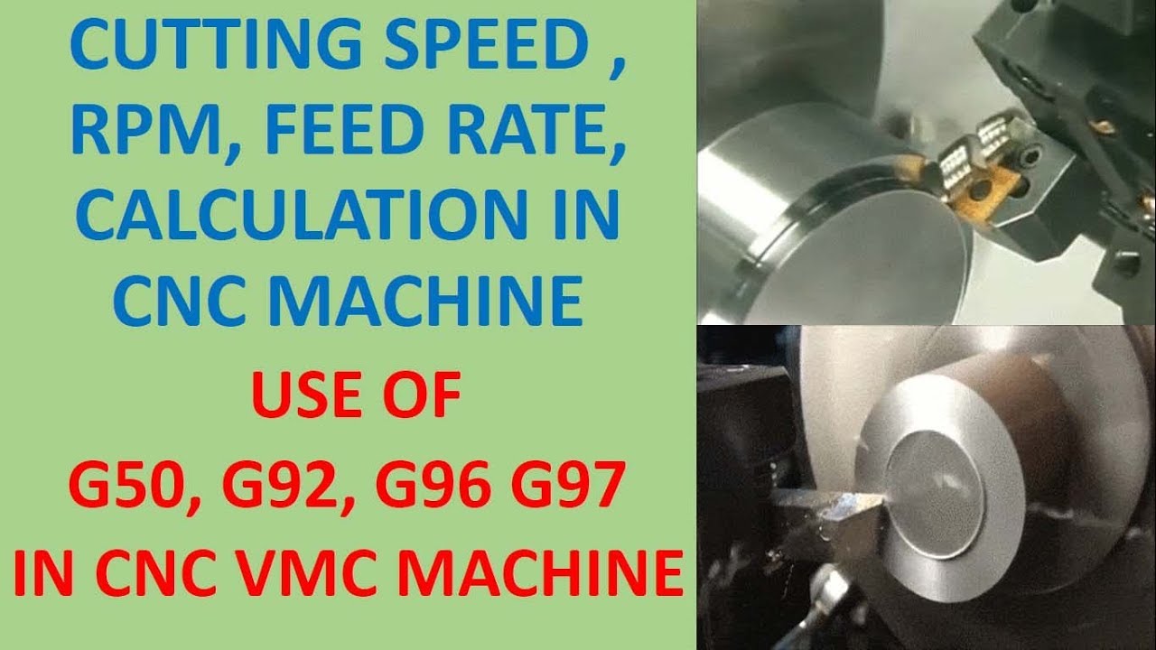 cnc programming || constant surface speed g code, G50,G92,G96,G97 || CUTTING SPEED CALCULATION