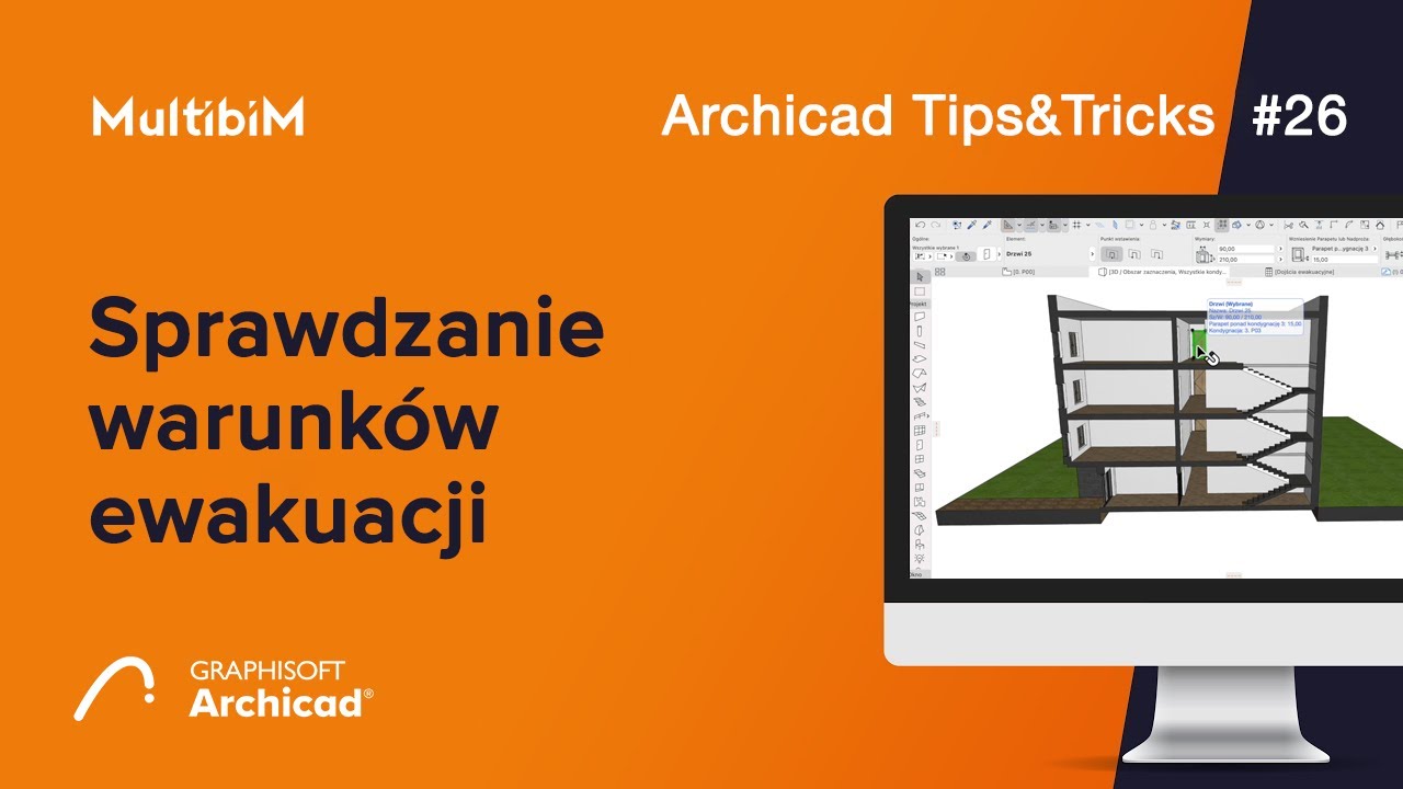 Sprawdzanie warunków ewakuacji / Archicad Tips&Tricks #26