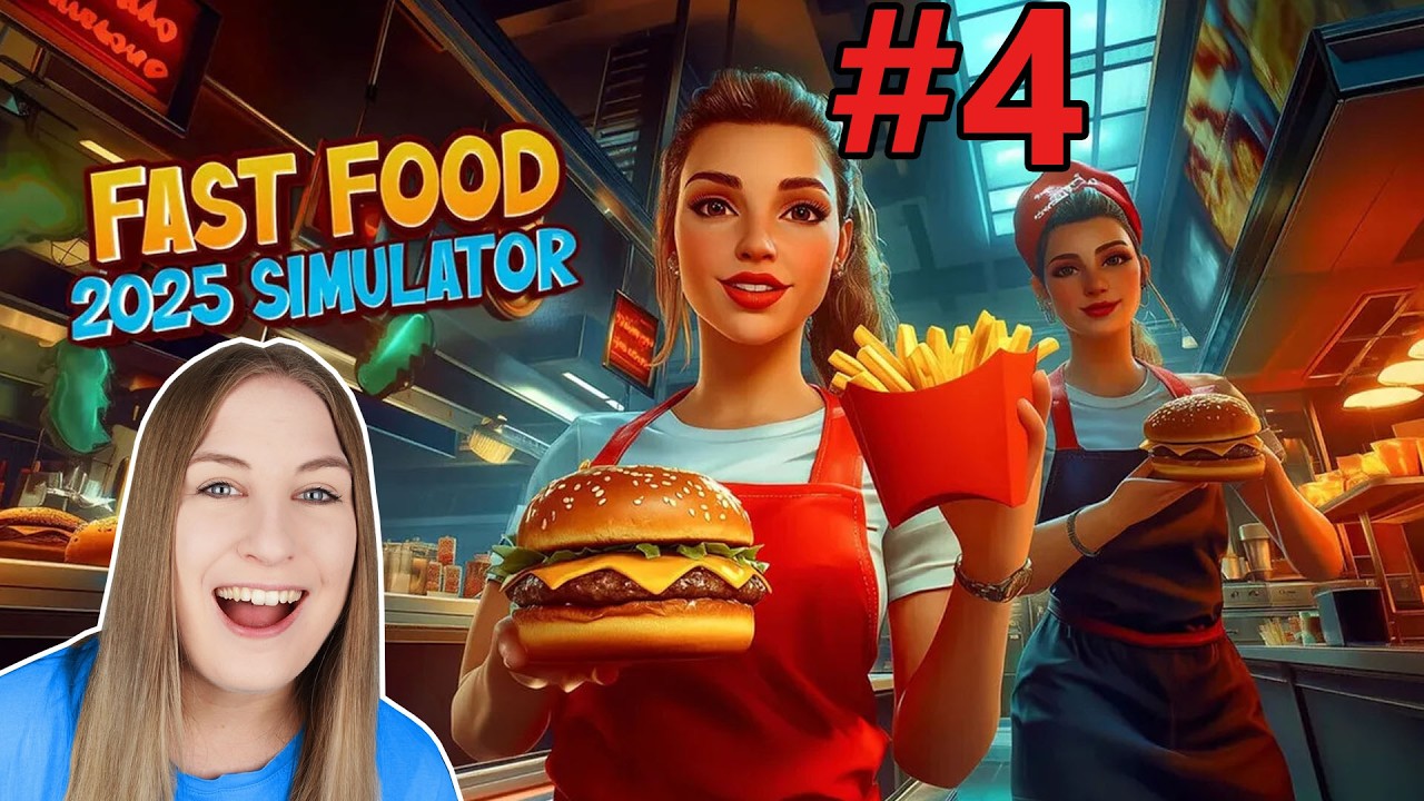 Megőrült a pincérünk!😵| Fast Food Simulator #4 VÉGE