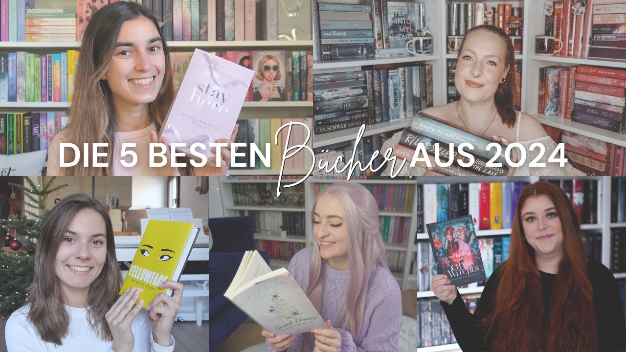 Die 5 besten Bücher aus 2024 📚 | Unsere Jahreshighlights