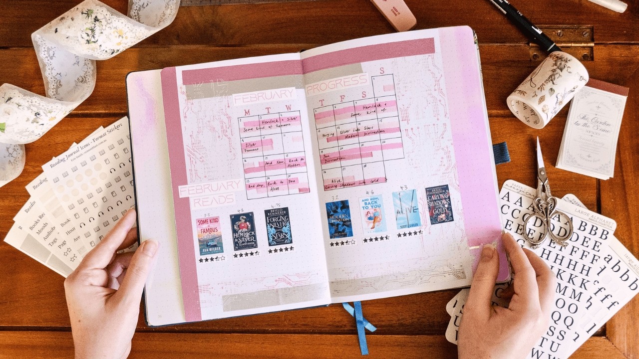 What I Read in February 📚 + March Reading Journal Setup