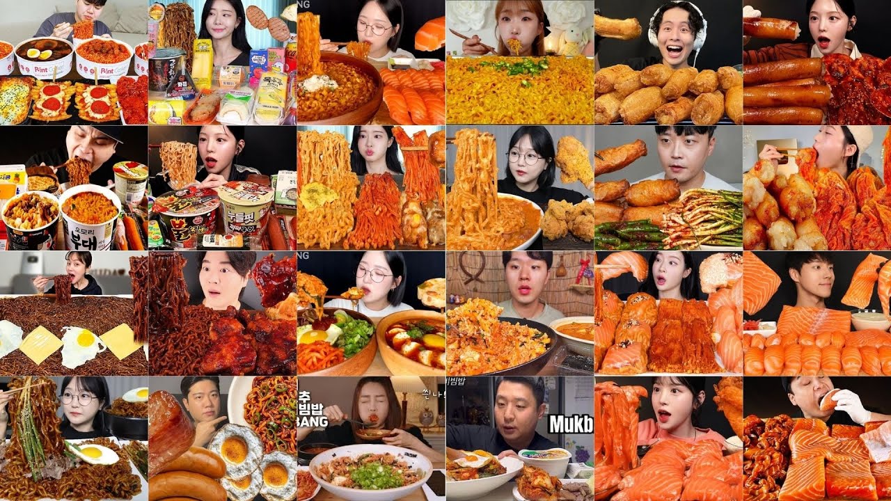 Best Mukbang ASMR Moments | 1 Hour Compilation #4 | Snacky Lion🦁