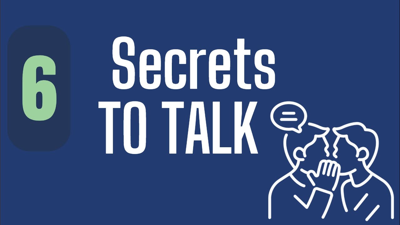 6 Secrets to Talking to People simple but actually to make them like you