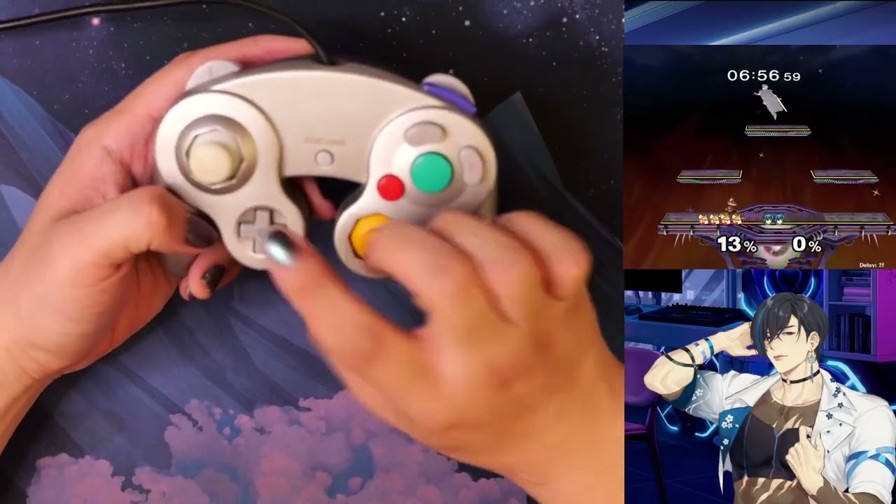 ASMR Gamecube Controller || 30min of Low Rumbly Voice Rambling and Controller Noises