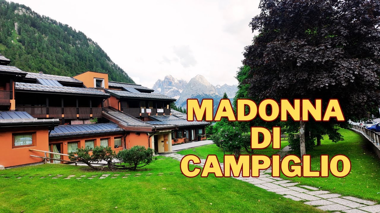 Madonna di Campiglio - Wlochy , najbardziej modna miejscowość, ale latem wymarłe miasto
