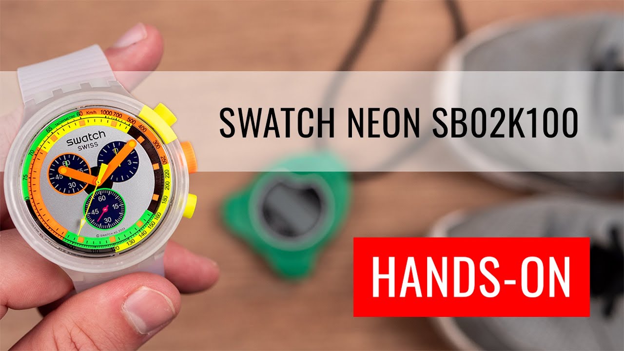 HANDS-ON: Swatch Neon Jelly SB02K100