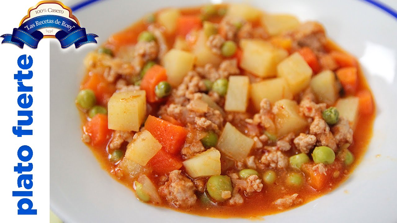 Receta de picadillo 💜💜💜 Las Recetas de Rosy