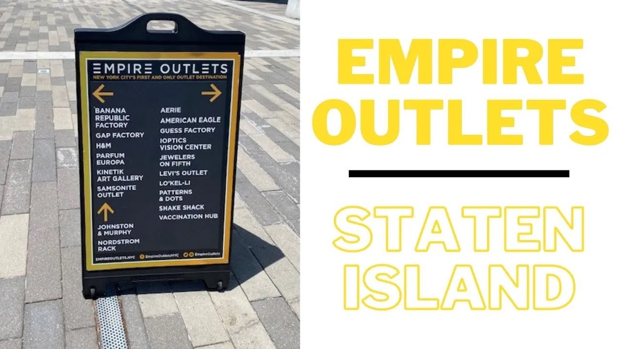 Exploring Empire Outlets Mall In Staten Island (Free ferry ride!)