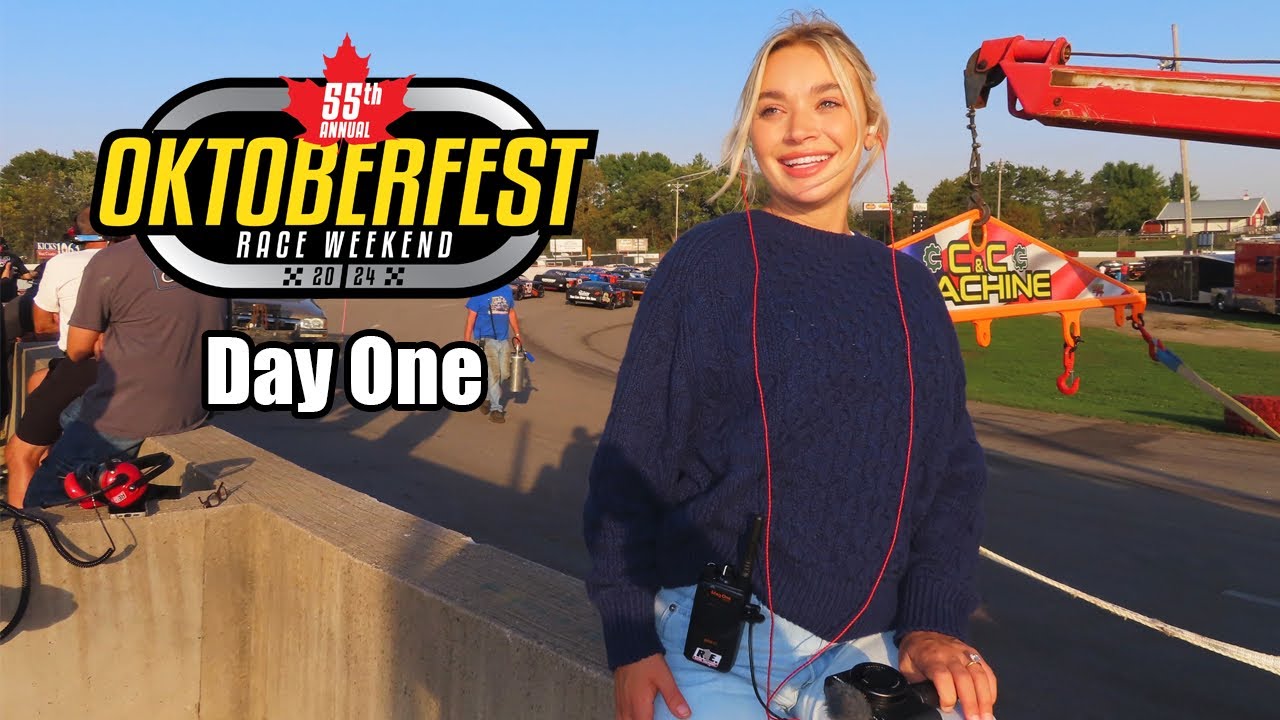 FIRST DAY AT OKTOBERFEST RACING OUR SUPER LATE MODEL