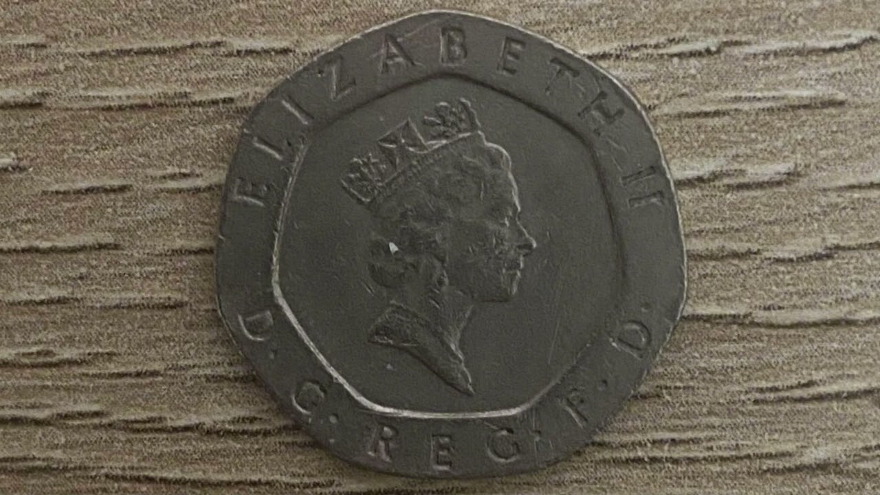 20 Pence Coin England 🏴󠁧󠁢󠁥󠁮󠁧󠁿 1987 &bull; Value, Information And History