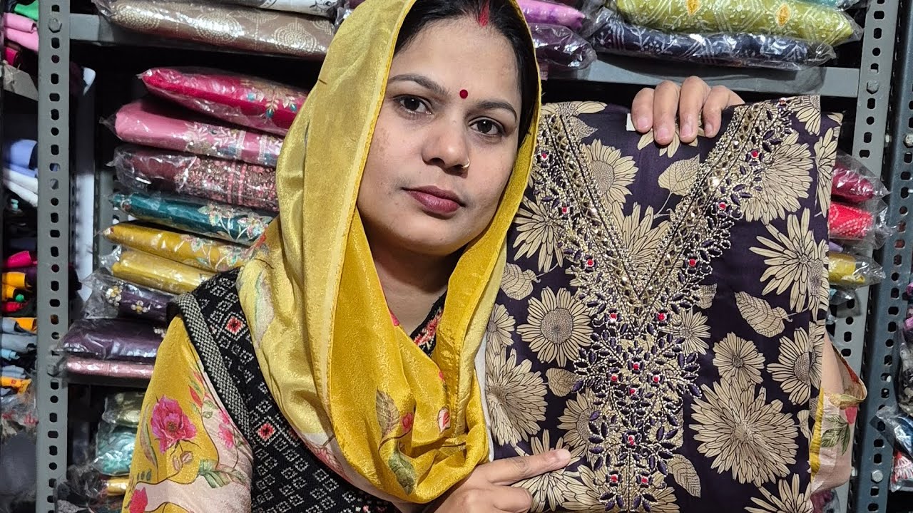 🌹 garmiyo me pahne jaane wale cotton dupatta ke bahut pyare suit km budget me🌹☎️7340578357