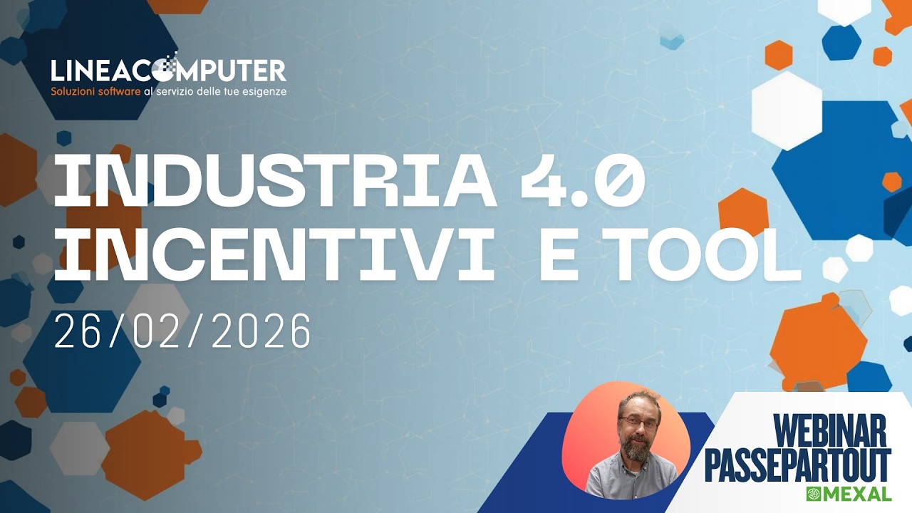 Webinar Passepartout Mexal: INDUSTRIA 4.0 NEL 2026  - Guida Completa 2026