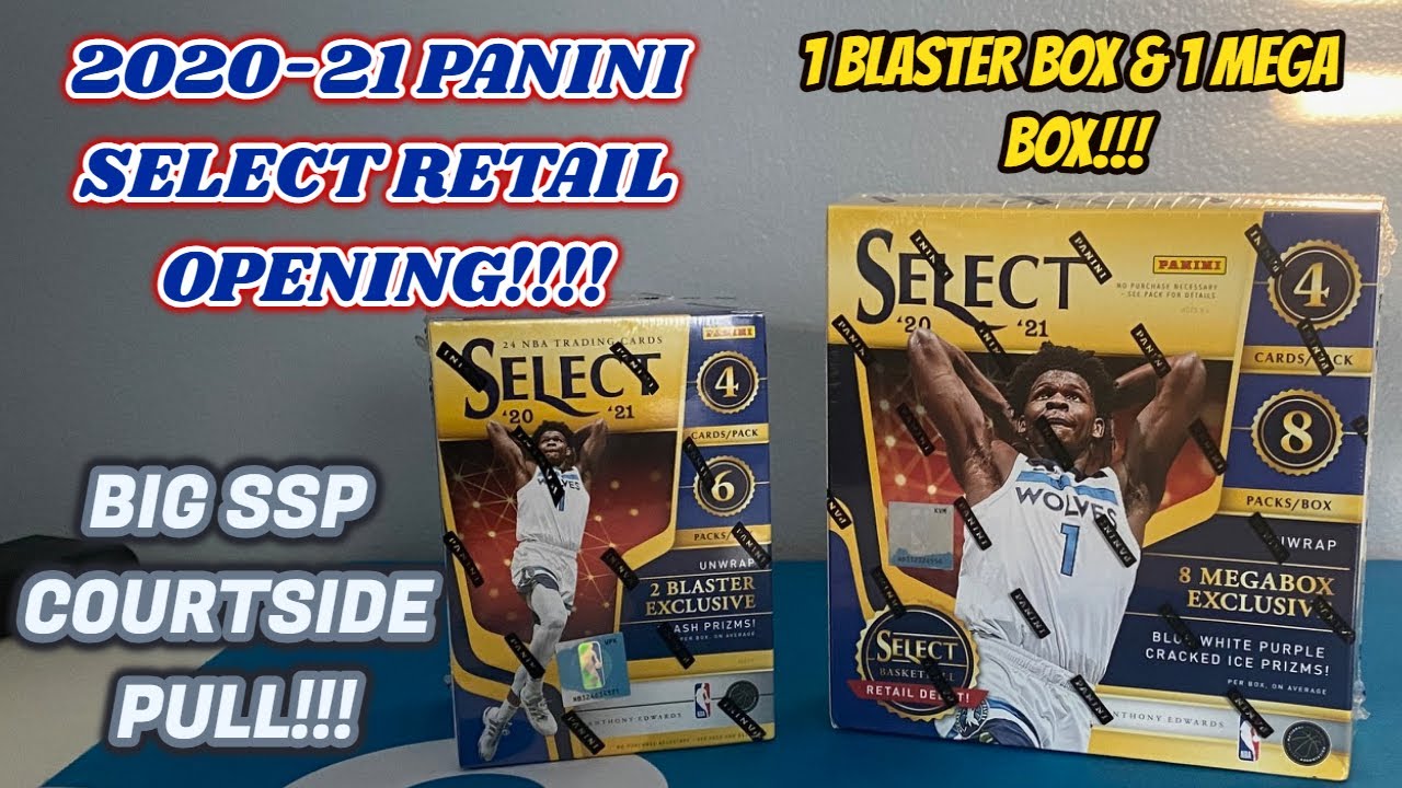 NICE SSP COURTSIDE!! 2020-21 Panini Select Basketball Retail Mega Box & Blaster Box Opening!!!