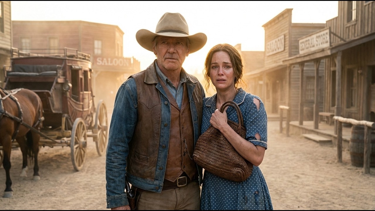 La novia por correo llegó con vestido roto y sin zapatos… el vaquero la cubrió con lana cálida