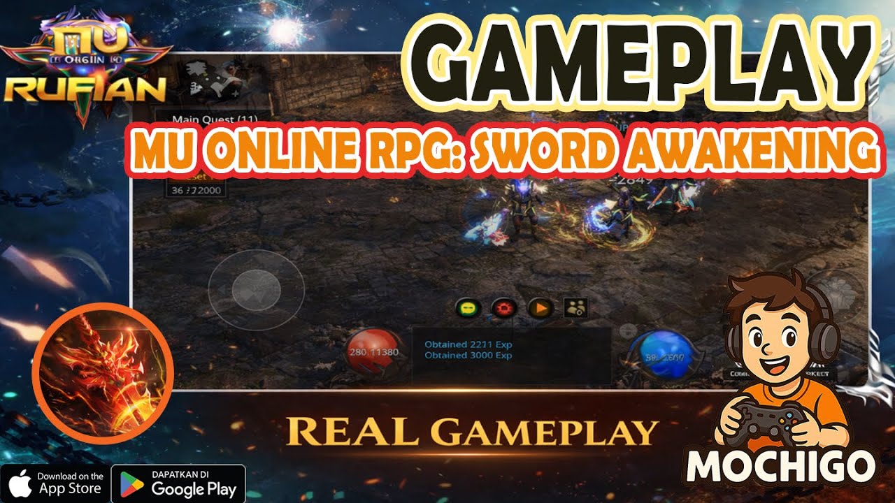 MU Online RPG: Sword Awakening Gameplay - Android / IOS