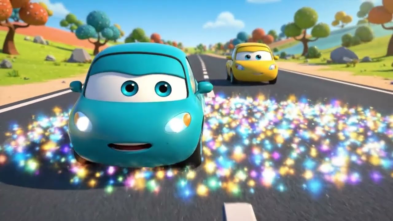 🚗❄️ “Speedy on the Slippery Road – Winter Safety Fun!”