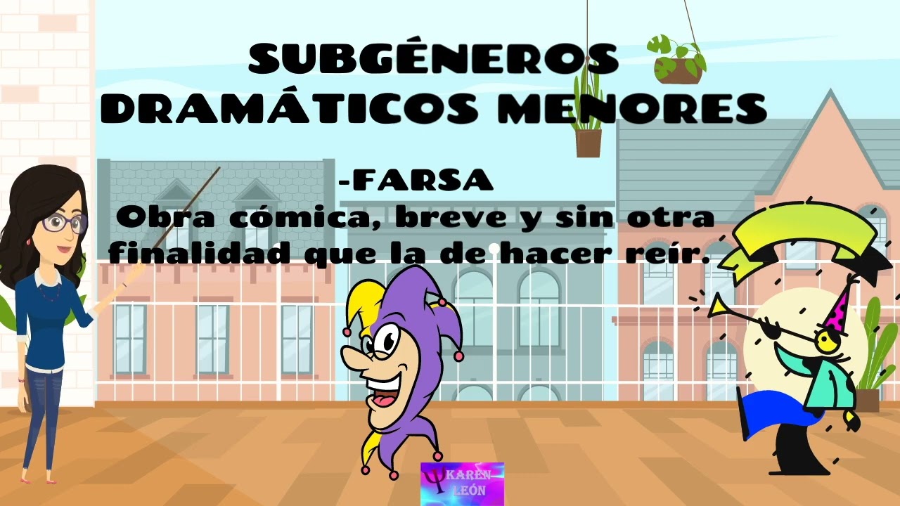 SUBGENEROS DRAMATICOS MENORES